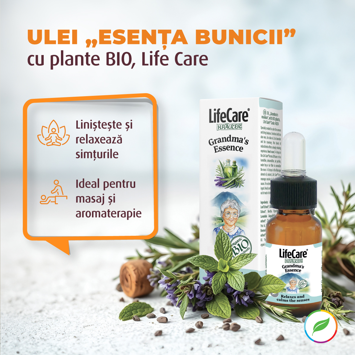 Uleiul Esenta bunicii – relaxare cu plante BIO - Blog Life Care